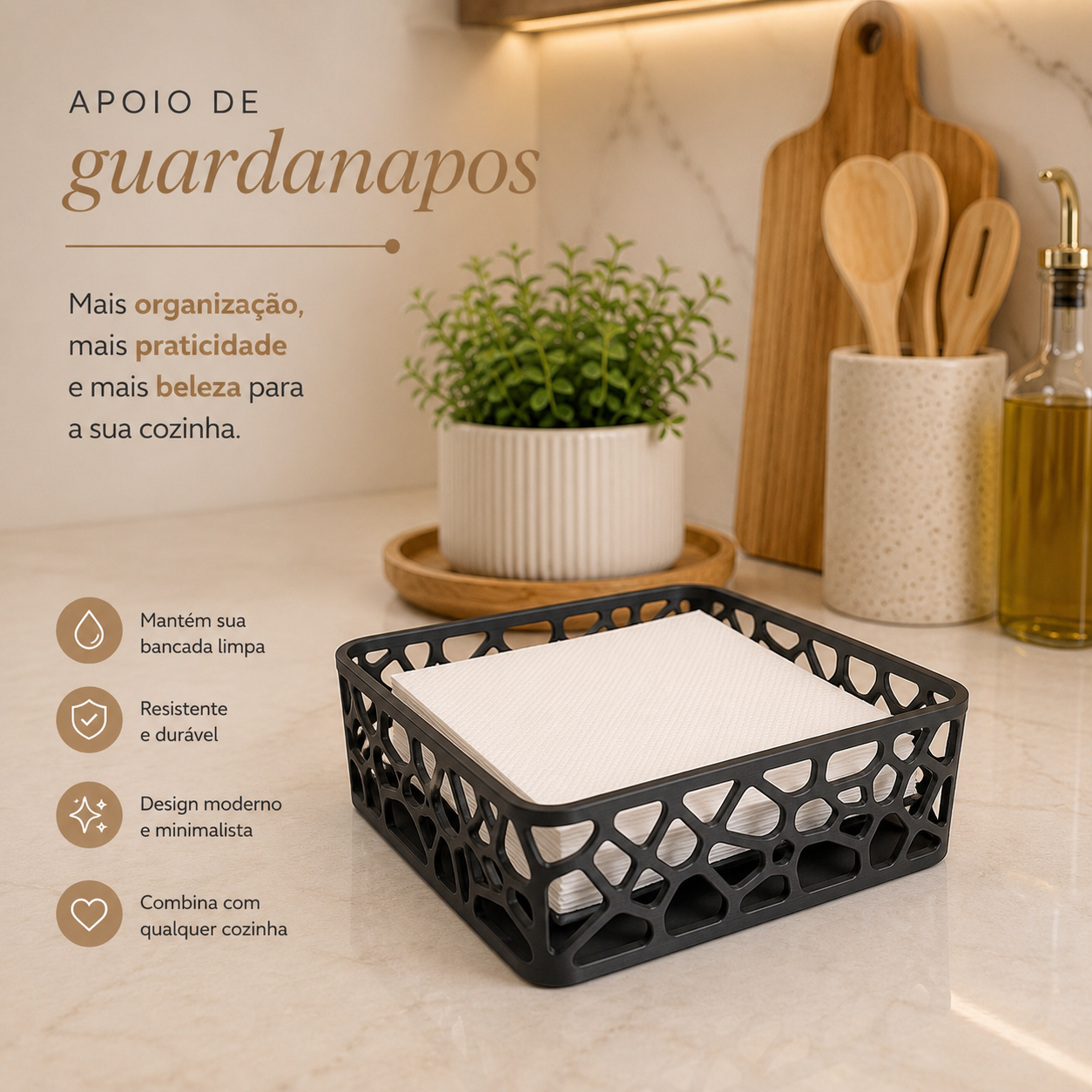 Porta Guardanapo de Mesa